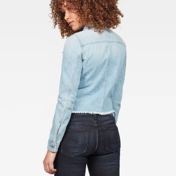 G-star, The D-Staq Deconstructed Ripped Denim Jacket, S - Picture 5 of 5